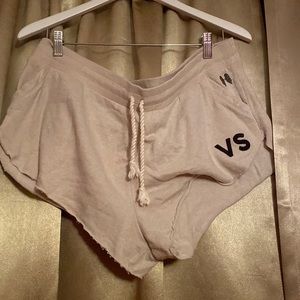 Tan beach shorts